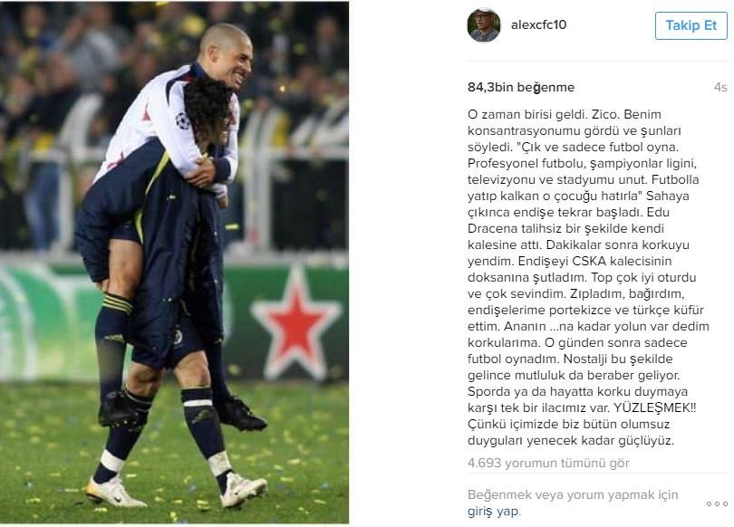 Alex de Souza ağzını fena bozdu!