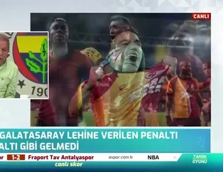 Erman Toroğlu: Galatasaray lehine verilen penaltıda karar doğru