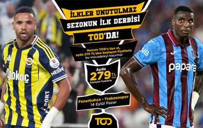 Sezonun ilk derbisi TOD’da!