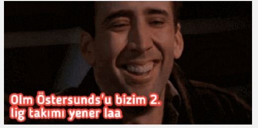 Östersunds - Galatasaray capsleri güldürdü