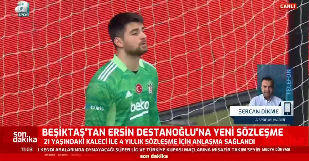 Beşiktaş'tan Ersin Destanoğlu'na yeni sözleşme!