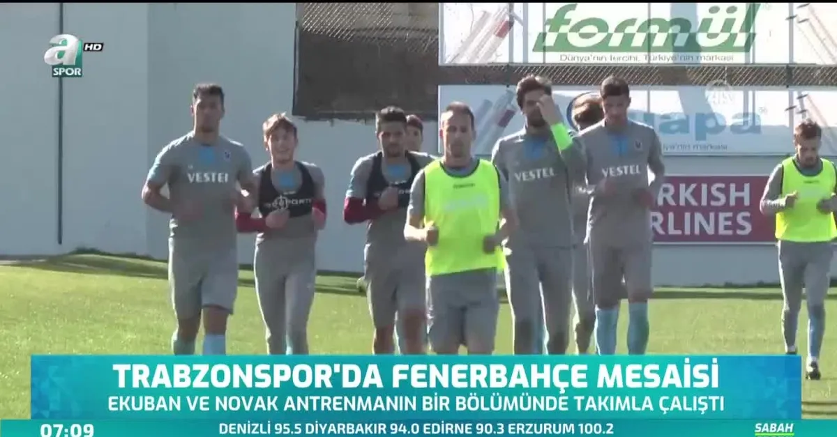 Trabzonspor'da Fenerbahçe mesaisi