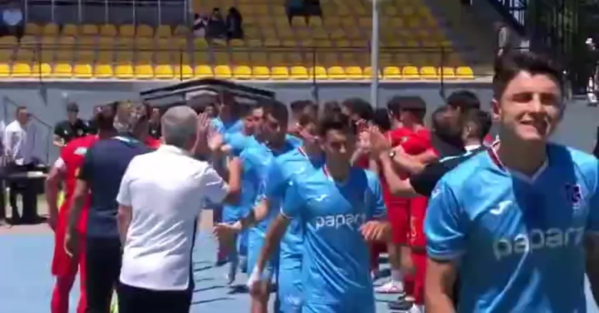Kayserispor U19 takımından takdir toplayan hareket