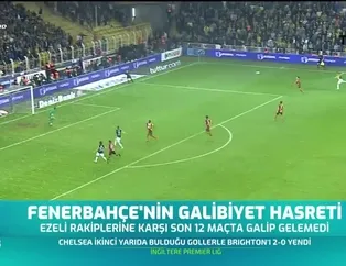 Fenerbahçe'nin derbi galibiyeti hasreti