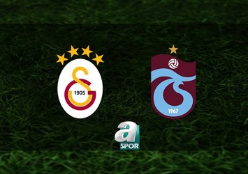Galatasaray - Trabzonspor maçı muhtemel 11'ler