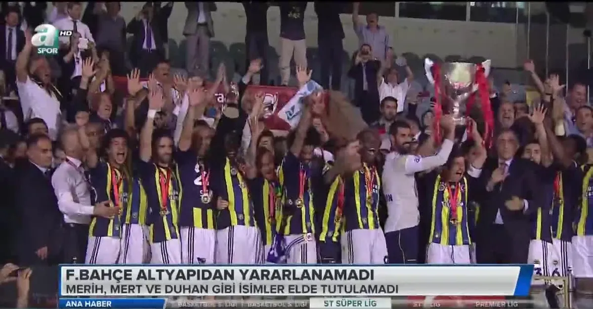 Fenerbahçe altyapıdan yararlanamadı