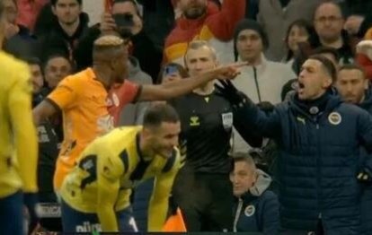 Osimhen ve Mert Hakan Yandaş arasında gerginlik!