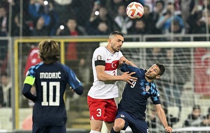 Türkiye Hırvatistan maçı sonrası Merih Demiral: İyi başladık sonucu bulamadık
