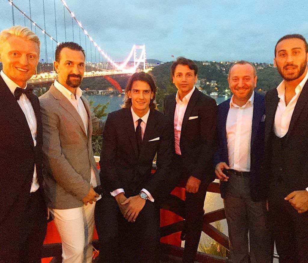 Beşiktaşlı futbolcular düğünde