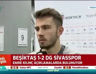 Emre Kılınç: Bunun tek sebebi çalışmak
