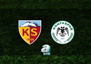 Bellona Kayserispor-TÜMOSAN Konyaspor | CANLI