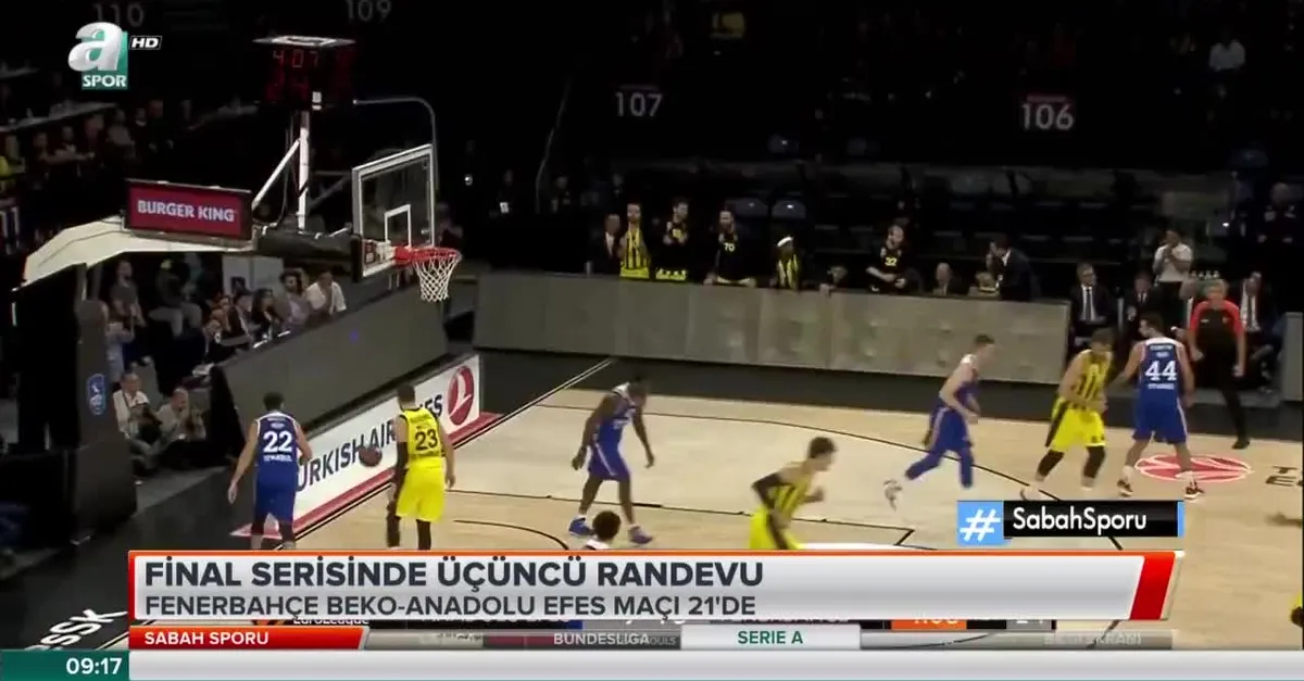 Final serisinde üçüncü randevu