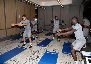 Trabzonspor salonda kuvvet çalıştı