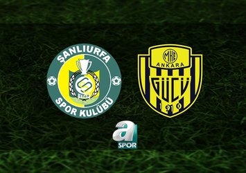 Şanlıurfaspor - MKE Ankaragücü maçı saat kaçta?