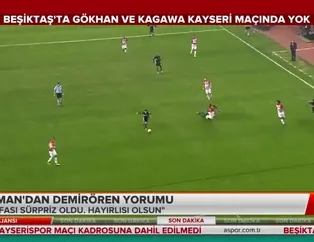 Beşiktaş'a Gökhan ve Kagawa'dan kötü haber