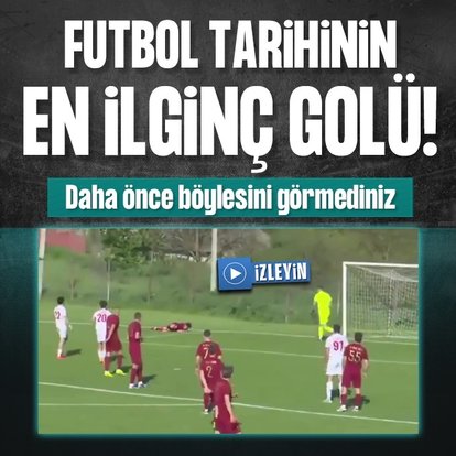 Futbol tarihinin en ilginç golü! Moldova Ligi’nde...