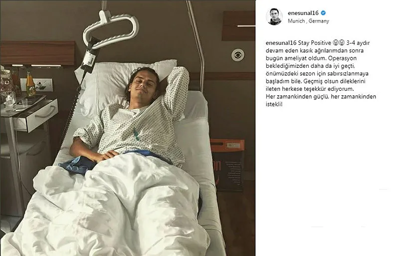 Enes Ünal ameliyat oldu - 1