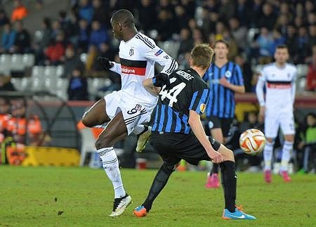 C.Brugge-Beşiktaş maçından kareler
