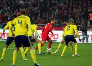 UEFA Uluslar Ligi'nde, B Ligi 2. Grup'ta mücadele eden Türkiye, 5. hafta maçında Konya'da İsveç ile karşı karşıya geldi.