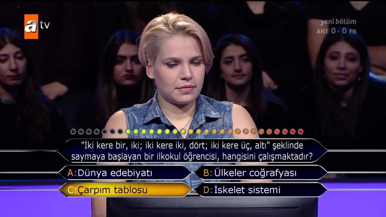 Kim Milyoner Olmak İster 796. bölüm soru ve cevapları | Futbol sorusu geceye damga vurdu