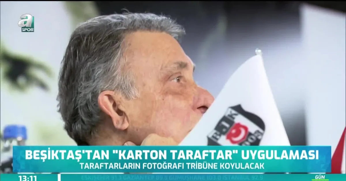 Beşiktaş'tan karton taraftar uygulaması