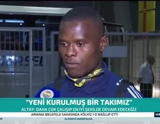 Samatta: Yeni kurulmuş bir takımız