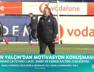 Sergen Yalçın'dan motivasyon konuşması