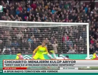 Chicharito: "Menajerim kulüp arıyor"