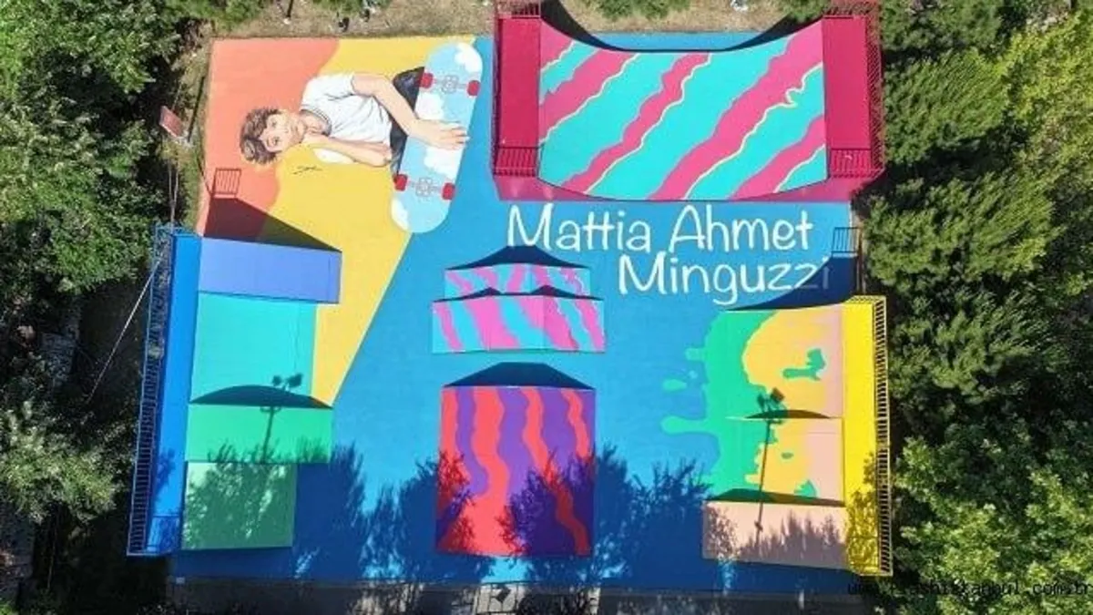 Mattia Ahmet Minguzzi Kaykay Parkı açıldı!