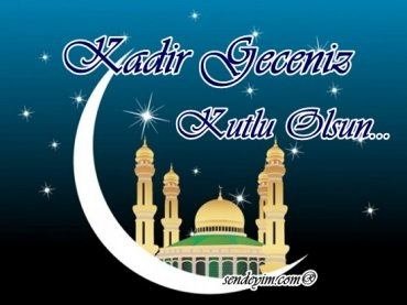 2017 yılı resimli Kadir Gecesi mesajları