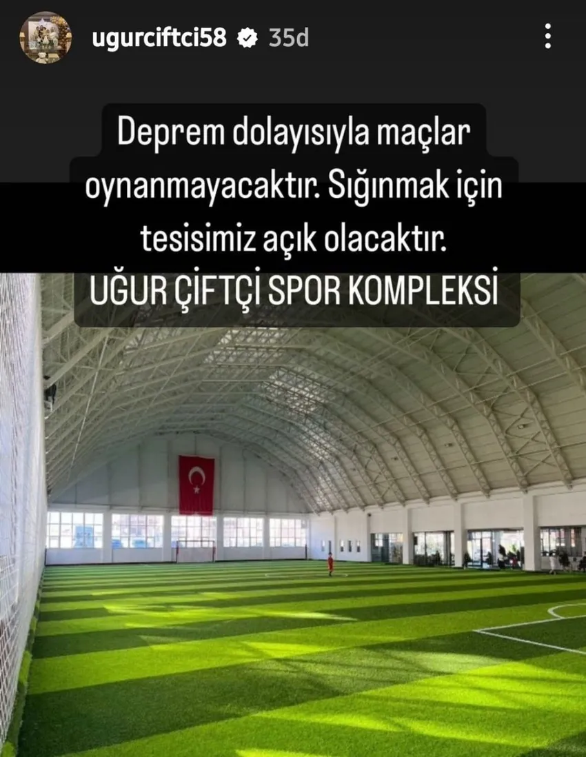 Uğur Çiftçi'den depremzedelere destek! - 1