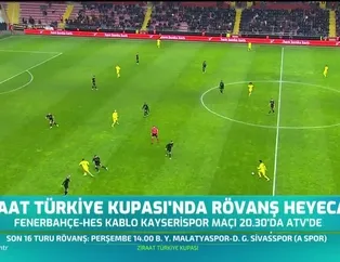 Fenerbahçe tur için sahada