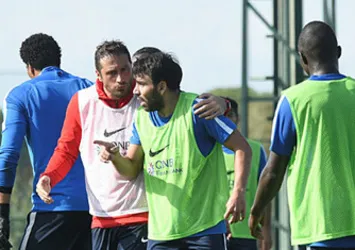 Trabzonspor antrenmanında tartışma