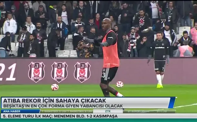 Atiba rekor için sahaya çıkacak