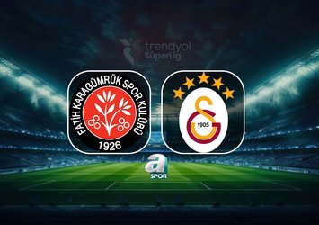 Karagümrük–Galatasaray maçı detayları