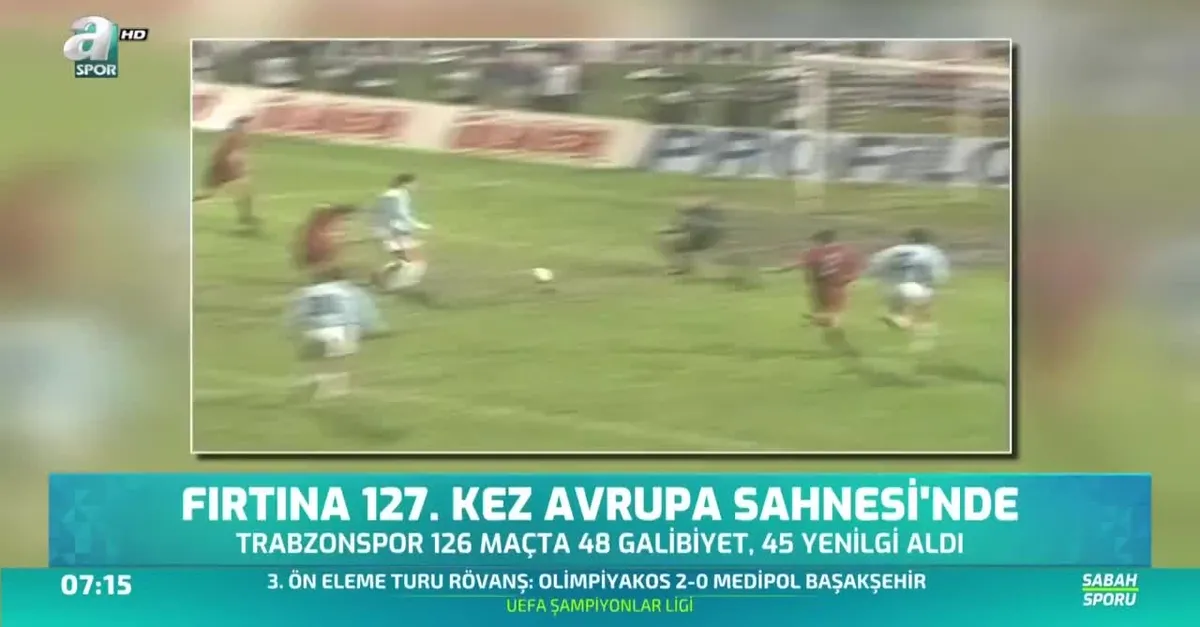 Fırtına 127. kez Avrupa sahnesinde
