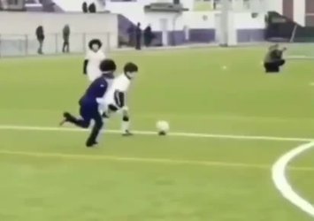 Messi'nin oğlu şova şimdiden başladı!