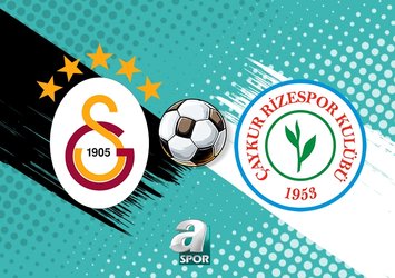 Galatasaray - Çaykur Rizespor maçı hangi kanalda?
