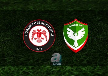 Çorum FK-Amed SK maçı ne zaman ve saat kaçta?