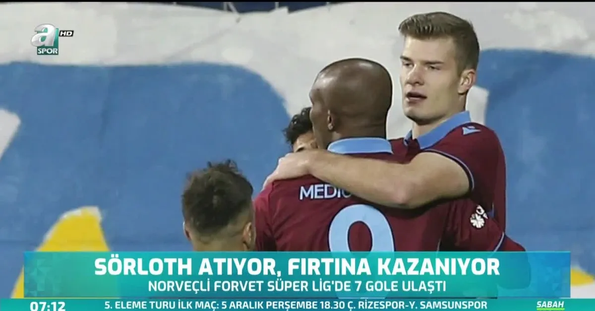 Sörloth atıyor Fırtına kazanıyor
