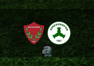 Hatayspor - Giresunspor | CANLI