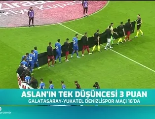 Aslan'ın tek düşüncesi 3 puan