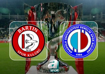 Bartınspor-Anadolu Üniversitesi maçı saat kaçta?