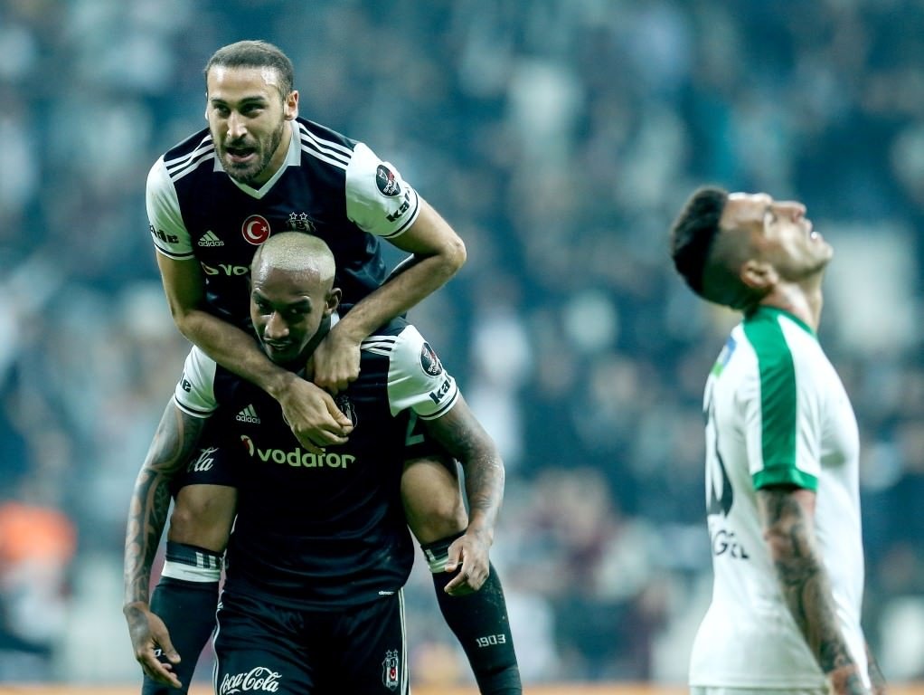 Beşiktaş-Akhisar Belediyespor karşılaşmasından kareler