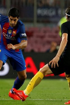 Barcelona – Atletico Madrid maçında Suarez, Felipe Luis’in ayağını deldi!