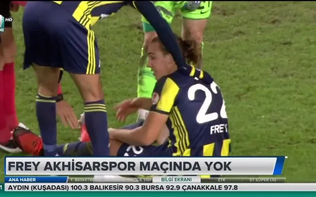 Frey Akhisarspor maçında yok