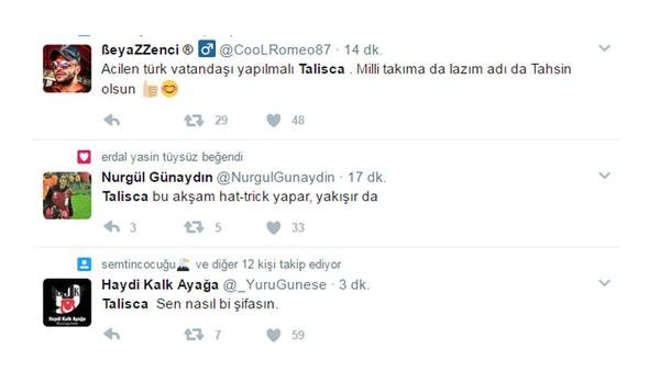 Talisca sosyal medyayı sallamaya devam ediyor