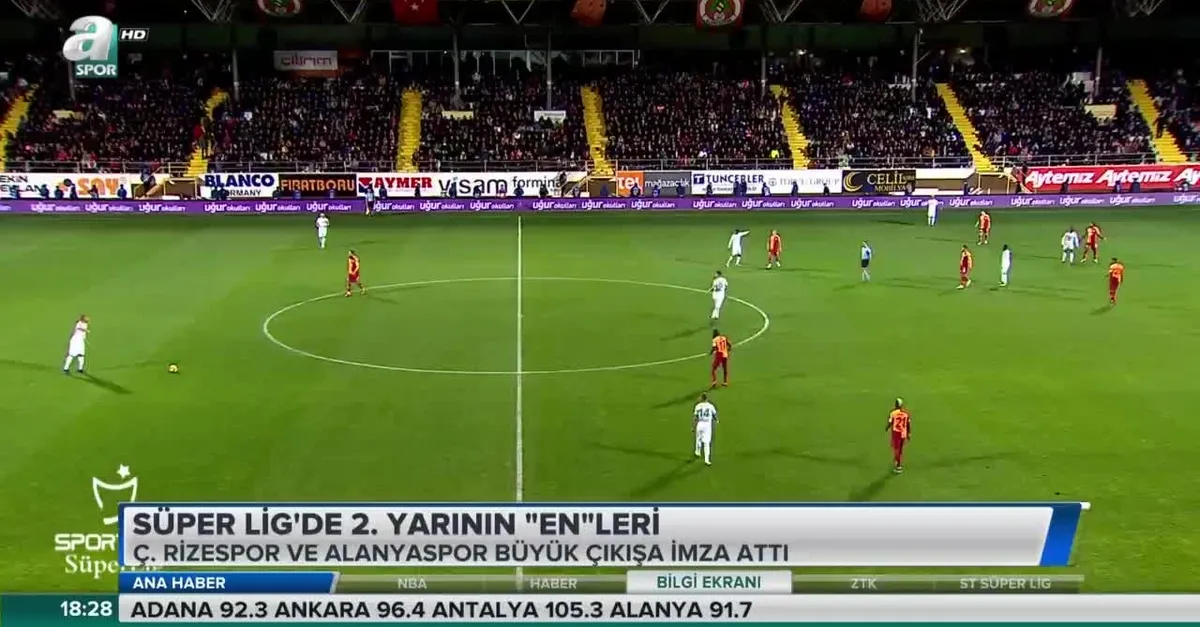 Süper Lig'de 2. yarının "en"leri