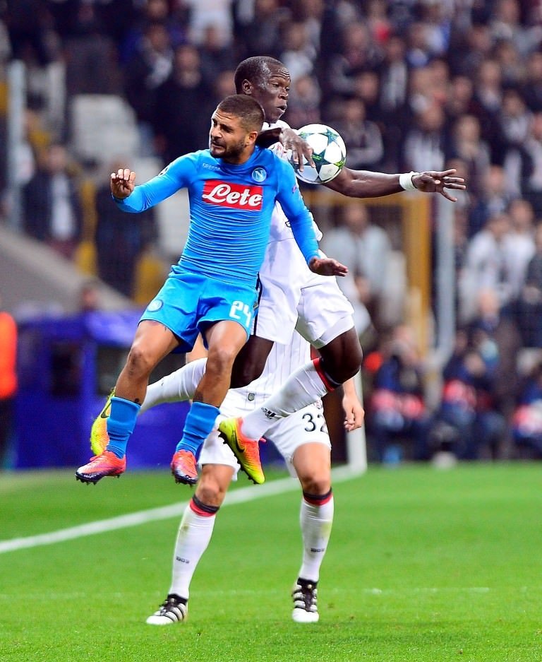 Beşiktaş-Napoli karşılaşmasından kareler