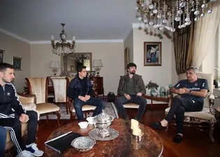 Kaptanlardan Şenol Güneş'e ziyaret
